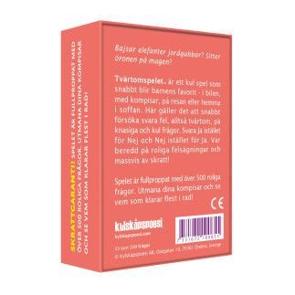 Spel "Tvärtomspelet" Sällskapsspel