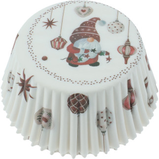 Kakformar Jul Cupcake 100-pack