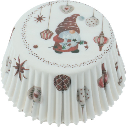 Kakformar Jul Cupcake 100-pack