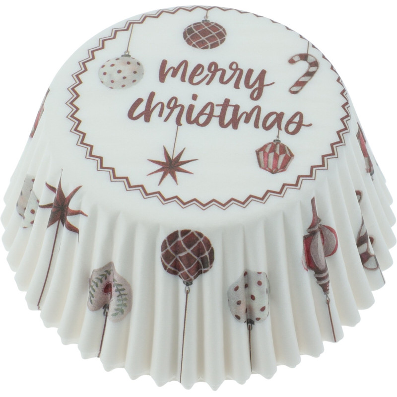 Kakformar Jul Cupcake 100-pack