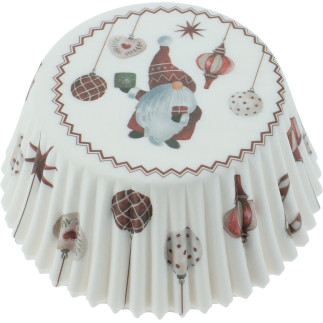 Kakformar Jul Cupcake 100-pack