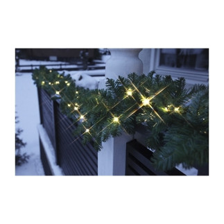 Girlang med LED 2,7 m Inne/Ute Timer