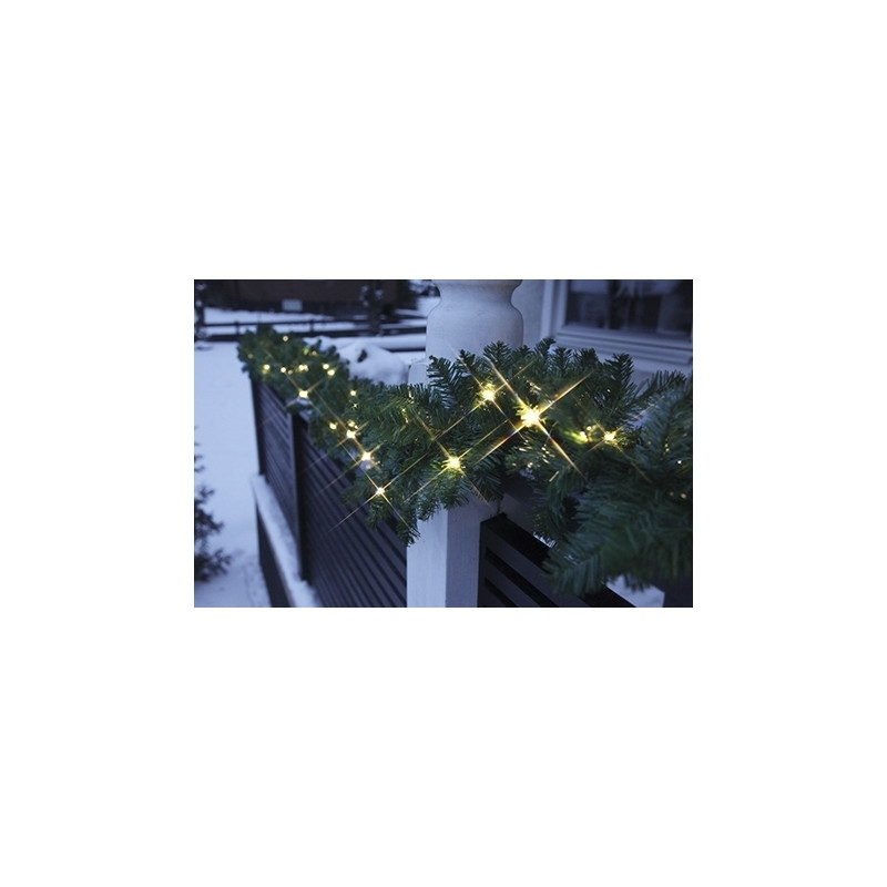 Girlang med LED 2,7 m Inne/Ute Timer