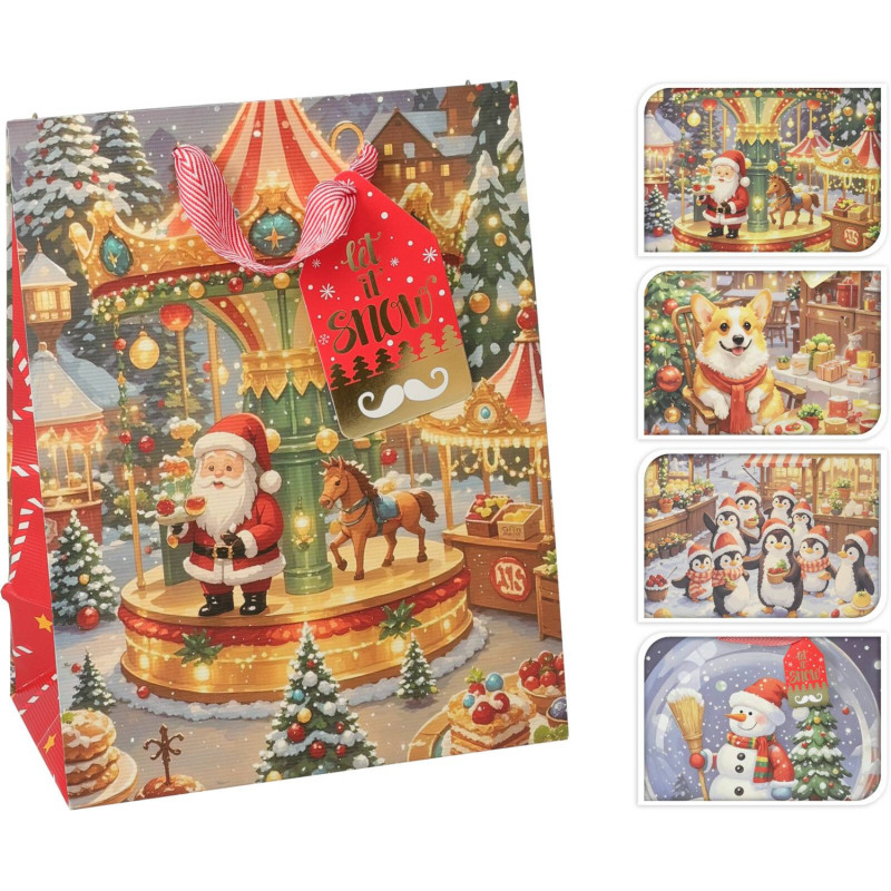 Julpåse Presentpåse Jul 4-pack