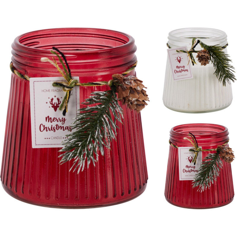 Ljus Glasburk Vit 11 cm