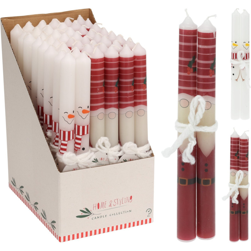 Ljus Jul 2-pack Snögubbar 25 cm