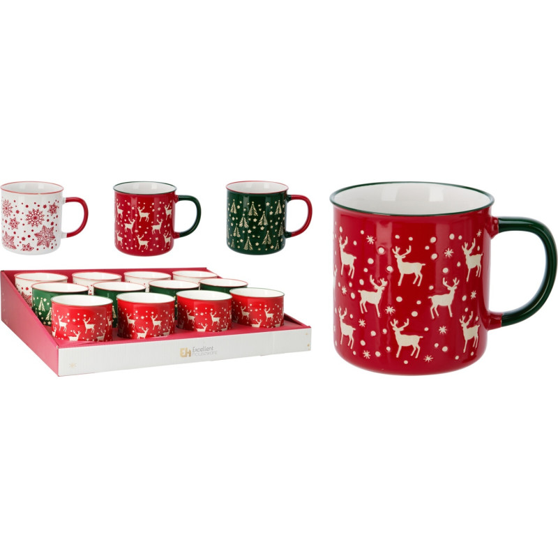 Mugg Julmugg Grön Granar 54 cl Mugg Julmugg Grön Granar 54 cl