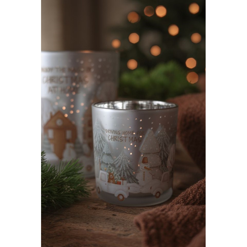 Majas Cottage Lykta Jul Driving home for christmas 7x8 cm Majas Cottage Lykta Jul Driving home for christmas 7x8 cm