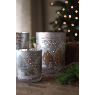 Majas Cottage Lykta Jul Driving home for christmas 7x8 cm Majas Cottage Lykta Jul Driving home for christmas 7x8 cm