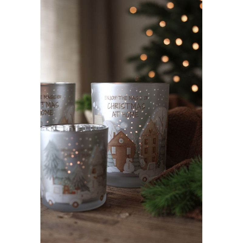 Majas Cottage Lykta Jul Driving home for christmas 7x8 cm Majas Cottage Lykta Jul Driving home for christmas 7x8 cm