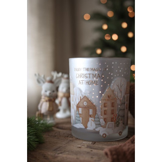 Majas Cottage Lykta Jul Enjoy the magic of christmas at home 10x12 cm