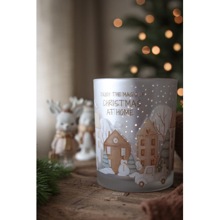 Majas Cottage Lykta Jul Enjoy the magic of christmas at home 10x12 cm