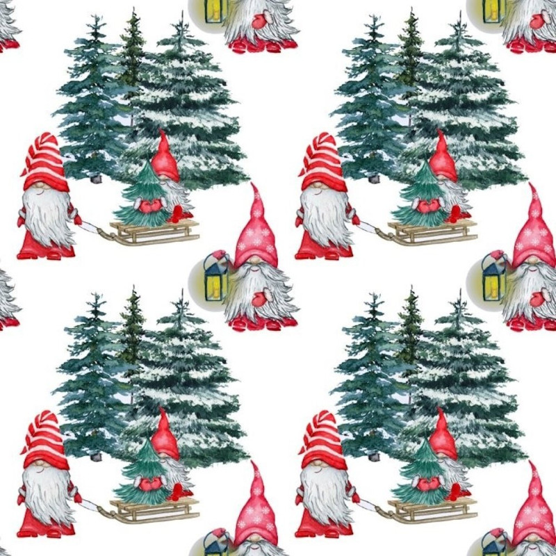 Servetter Tomtevärld 20-pack