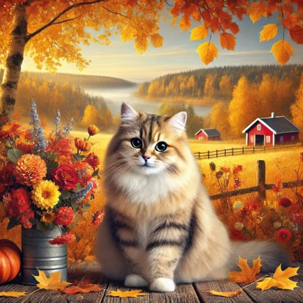 Servetter Höst Katt 20-pack