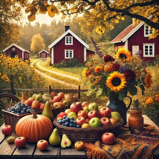 Servetter Skördebord 20-pack