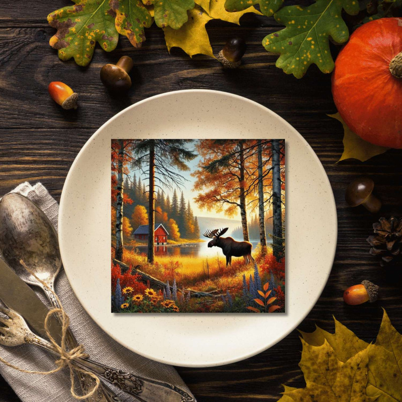 Servetter Älg 20-pack