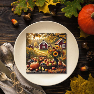 Servetter Skördebord 20-pack