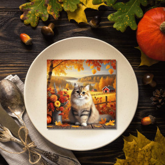 Servetter Höst Katt 20-pack