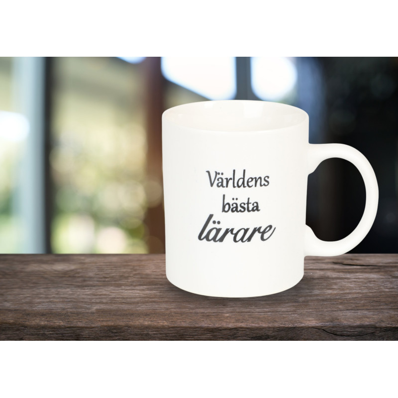 Mugg Världens bästa lärare Mugg Världens bästa lärare