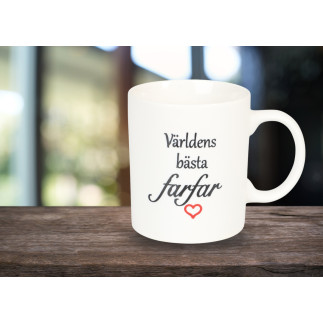 Mugg Världens bästa farfar