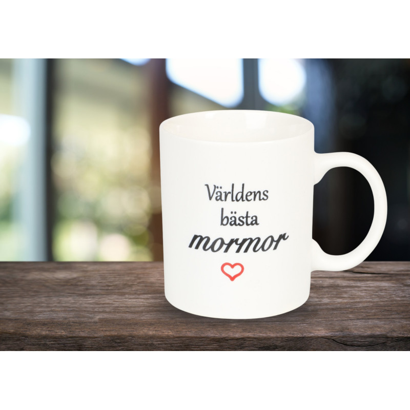 Mugg Världens bästa mormor Mugg Världens bästa mormor