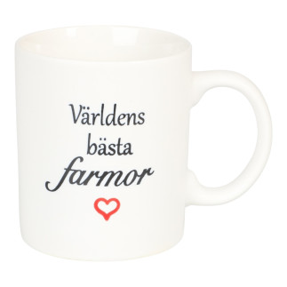 Mugg Världens bästa farmor