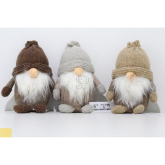 Tomte Textil Beige 16 cm