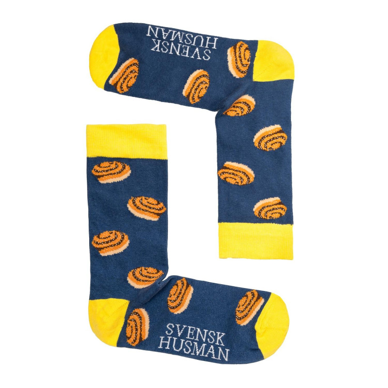 Strumpor Kanelbulle Blå stl 41-46