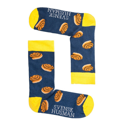 Strumpor Kanelbulle Blå stl 41-46