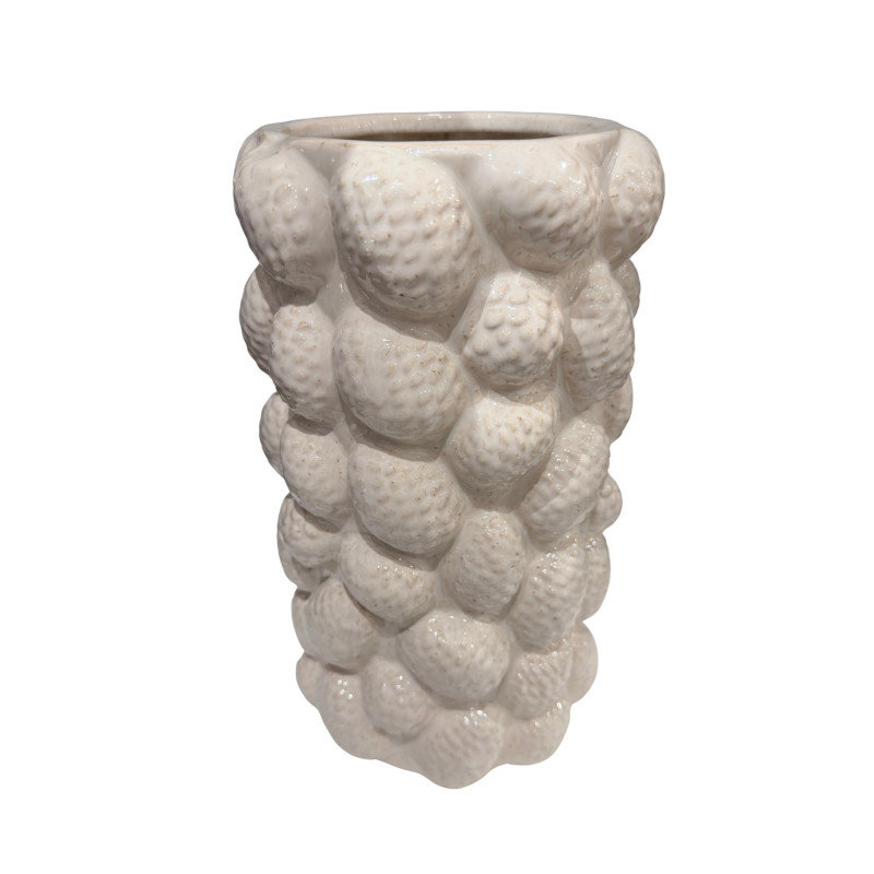 Vas Keramik Vit Kottar 28 cm Vas Keramik Vit Kottar 28 cm