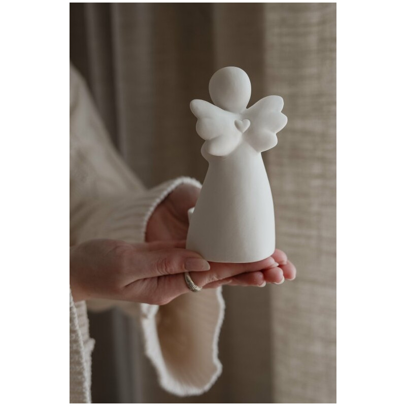 Majas Cottage Ängel Ljushållare Värdefull Gåvobox 