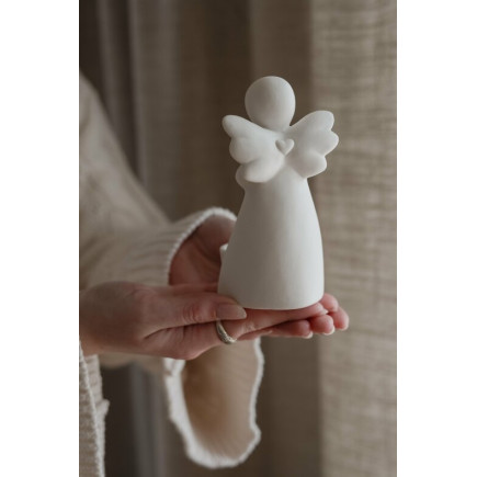 Majas Cottage Ängel Ljushållare Värdefull Gåvobox 