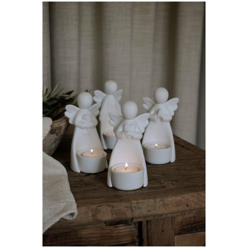 Majas Cottage Ängel Ljushållare Värdefull Gåvobox 