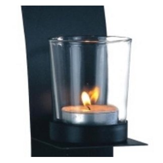 Lampett vägglykta båge smide 2-p lykta ljuslykta väggljusstake