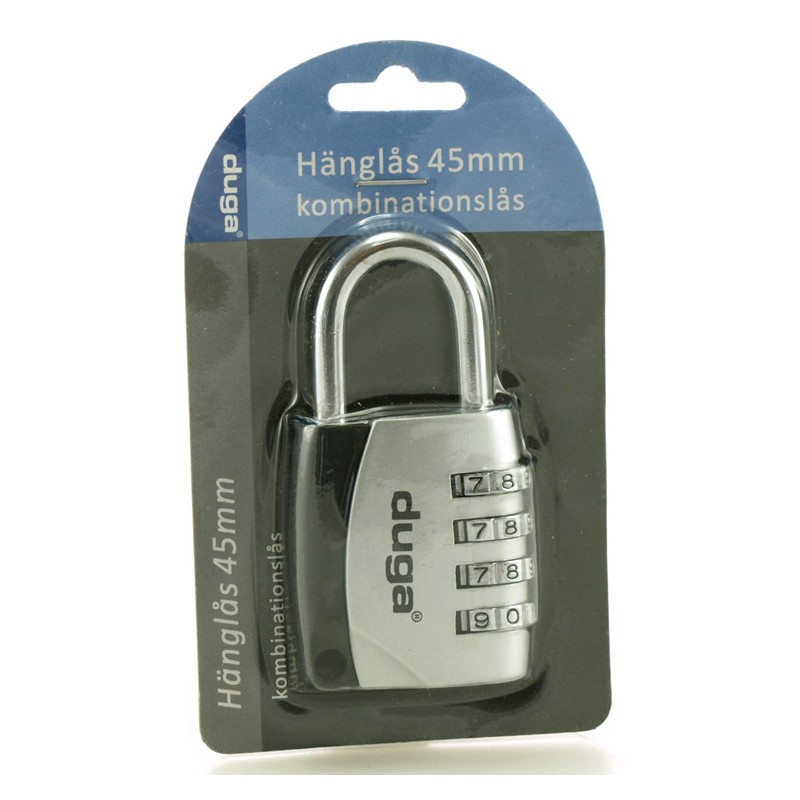 Hänglås kombinationslås 45mm Hänglås kombinationslås 45mm