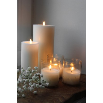 Majas Cottage Värmeljus i plasthållare 4-pack