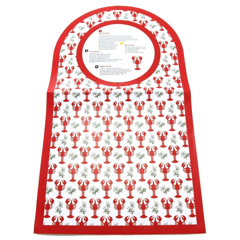 Haklapp Kräftskiva Sånghäfte 6-pack Haklapp Kräftskiva Sånghäfte 6-pack