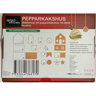 Pepparkakshus set Formar Bak Jul