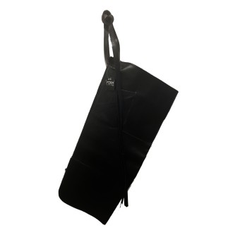 Skinnförkläde Midjemodell Skinn svart förkläde Skinnförkläde Midjemodell Skinn svart förkläde