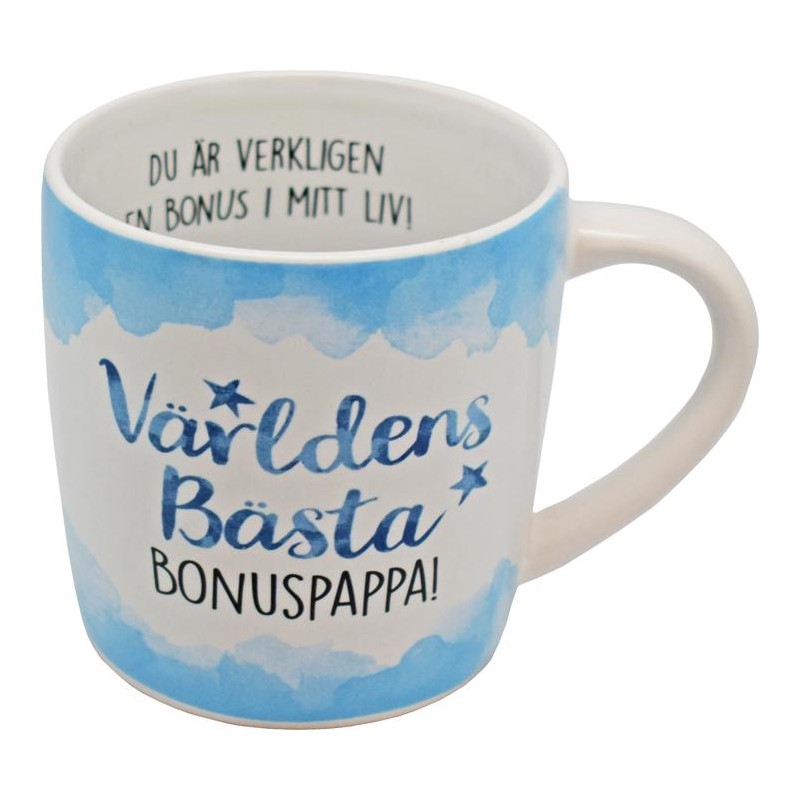 Mugg VÄRLDENS BÄSTA BONUSPAPPA Mugg VÄRLDENS BÄSTA BONUSPAPPA