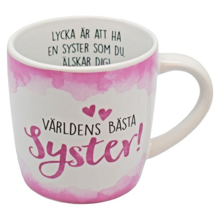 Mugg VÄRLDENS BÄSTA SYSTER