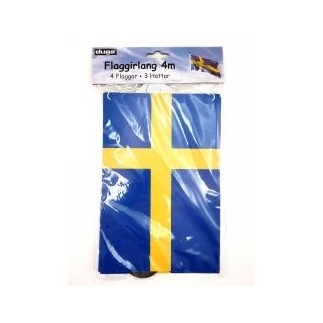 Flaggspel Student 4 meter girlang