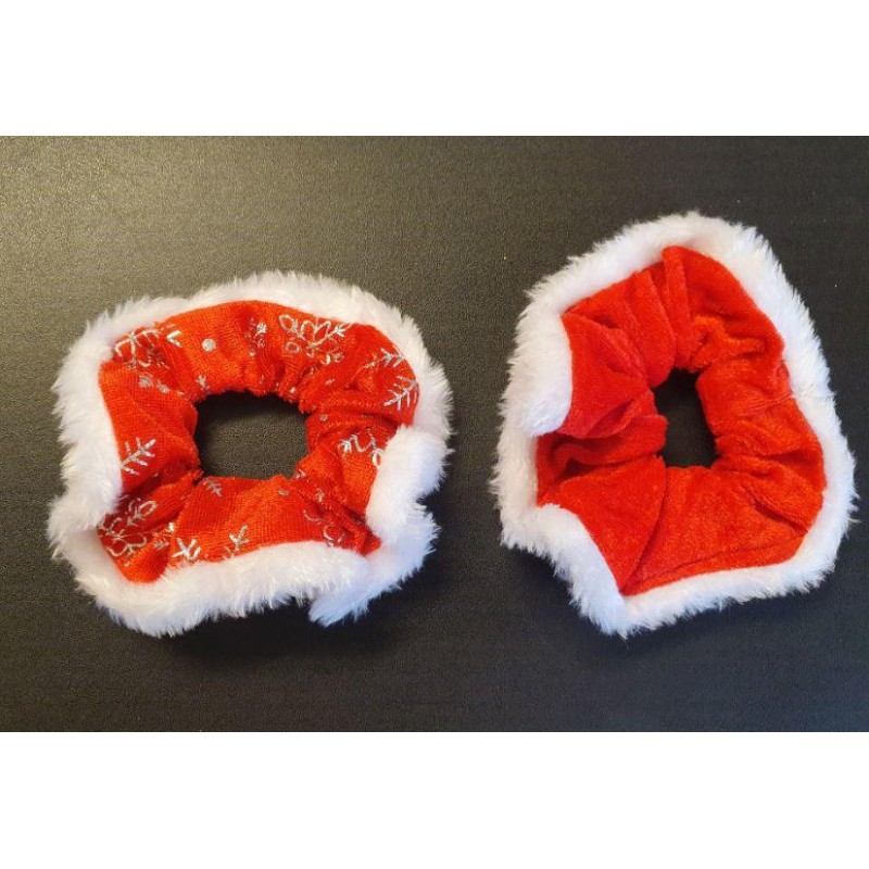 Hårband Snodd Jul röd/vit 2-pack Hårband Snodd Jul röd/vit 2-pack