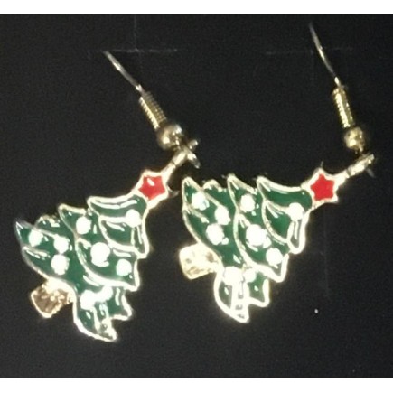 Örhänge Jul Tomte Snögubbe Gran Kula Julstrumpa