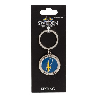 Nyckelring Souvenir Karta Sverige Sweden