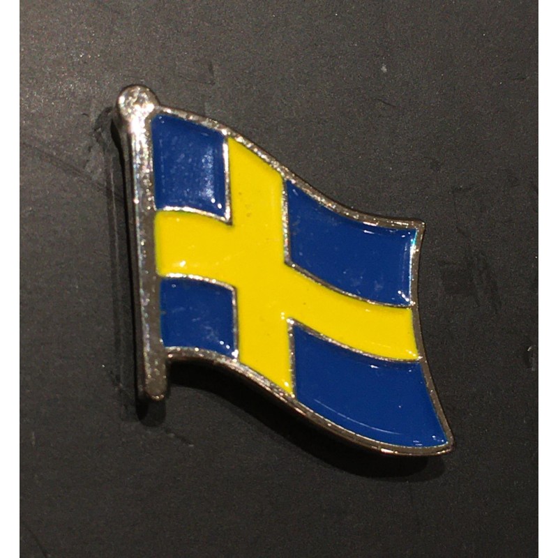 Pin Brosch Souvenir Sverige Flagga Pin Brosch Souvenir Sverige Flagga