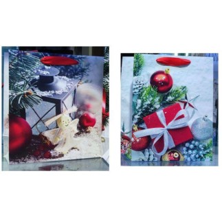 Presentpåse Vinter 2-pack 18x23 cm