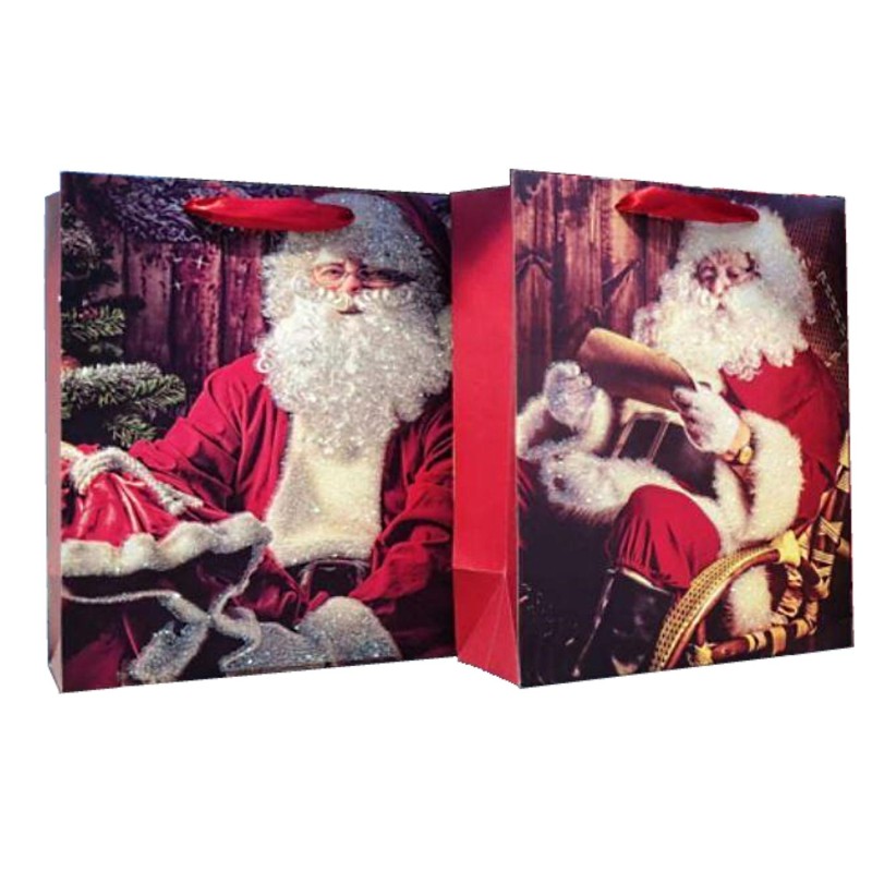 Presentpåse Tomte 2-pack 74x49 cm Presentpåse Tomte 2-pack 74x49 cm
