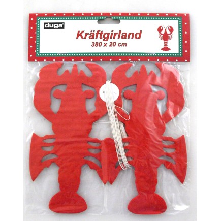 Girlang Kräfta Kräftskiva 380x20 cm