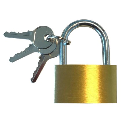 Hänglås 40mm mässing